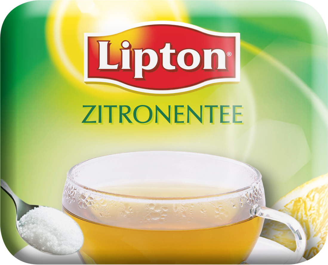 Lipton Zitronentee mit Zucker