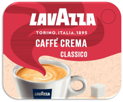 Lavazza Caffé Crema Classico Weiß mit Zucker