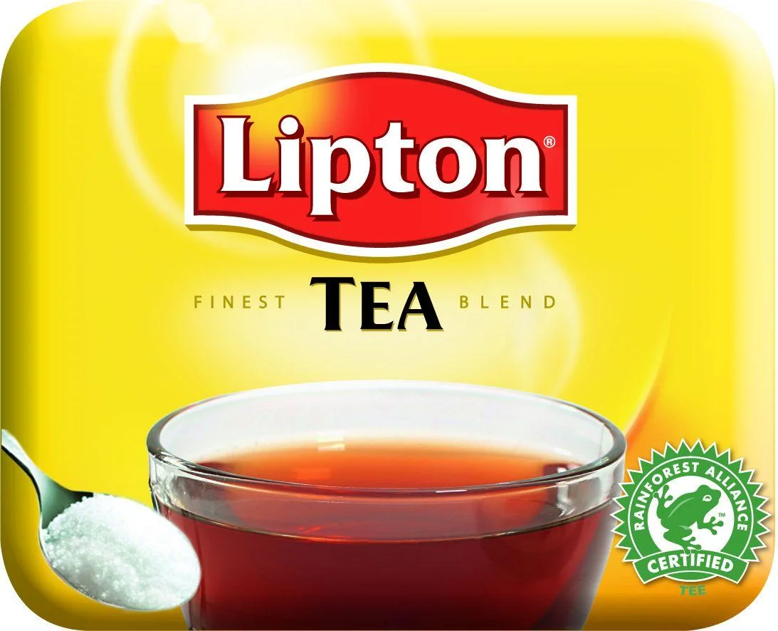 Lipton Schwarzer Tee mit Zucker