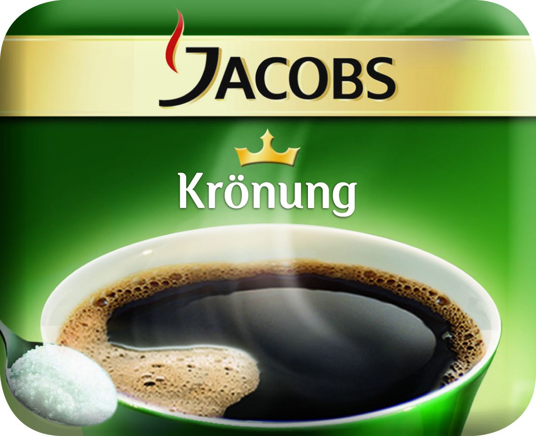 Jacobs Krönung Schwarz mit Zucker